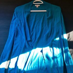 Merona Cardigan. Size XS. Teal, good condition